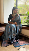 Stylish Moonlit Grace - Kanjivaram Pre-draped Saree for a regal and polished appearance - Drape In A Minute Sarees