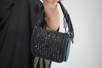 Twinkle Tote Beaded Handbag featuring exquisite craftsmanship and a shimmering appeal - Drape In A Minute Sarees