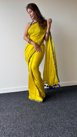 Krishna Pitambari pre-draped saree