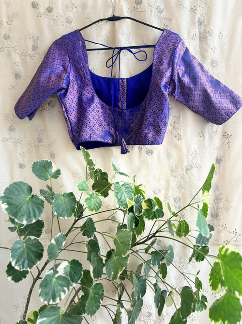Blue Blossom blouse