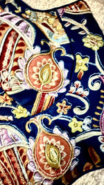 Midnight Muse Embroidered Corset Blouse