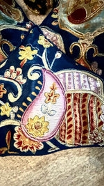 Midnight Muse Embroidered Corset Blouse