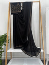 Midnight Allure - pre-draped saree