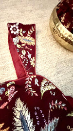 Maroon Majesty Corset - Blouse
