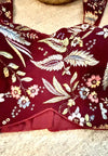 Maroon Majesty Corset - Blouse