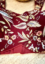 Maroon Majesty Corset - Blouse
