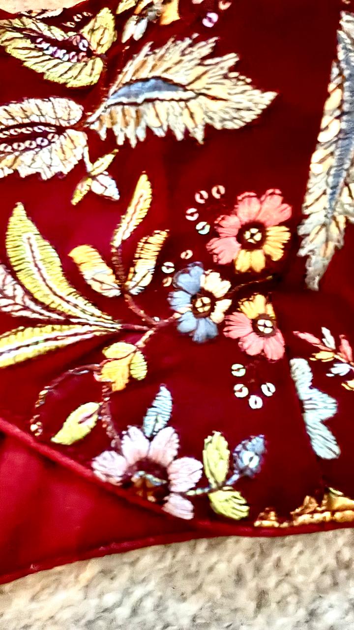 Maroon Majesty Corset - Blouse