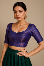 Blue Blossom blouse