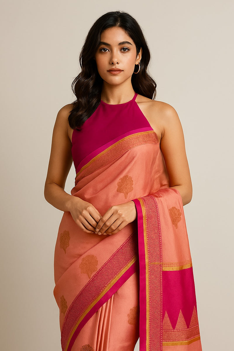 Arunima Pattu pre-draped saree