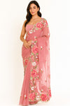 Pastel Bloom Pre-Draped saree