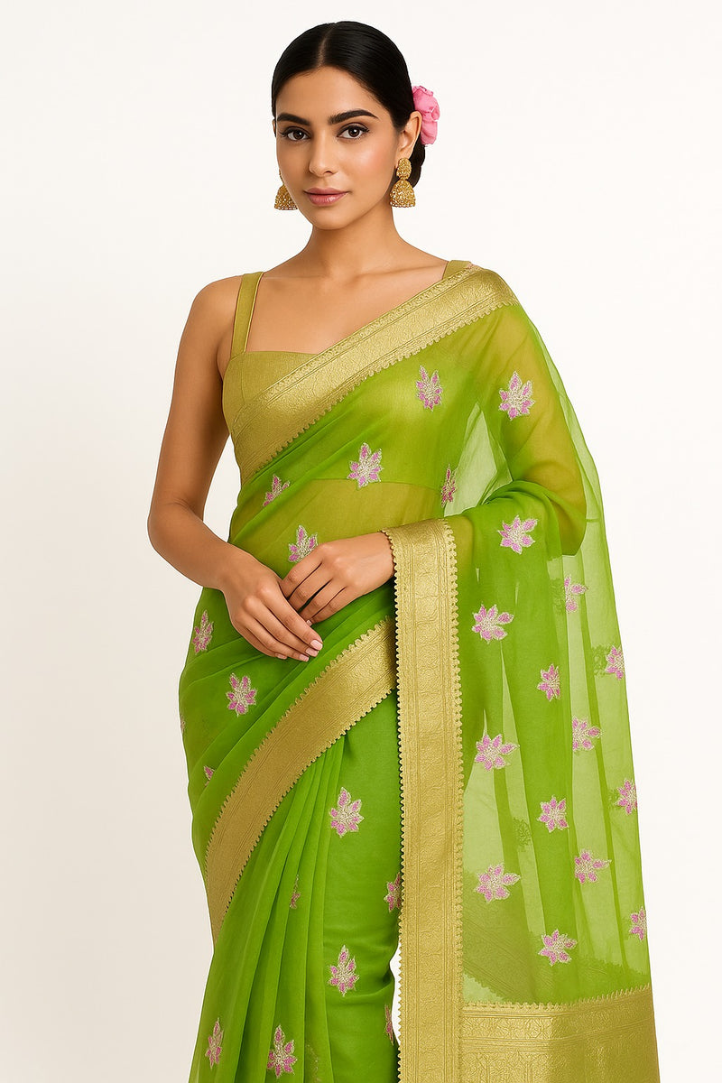 Mehka Mohar Pre-Draped Saree