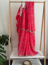 Afrin Pink Pre-draped Saree