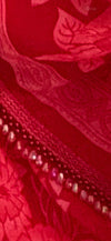 Retro Ruby digital printed pre-draped saree
