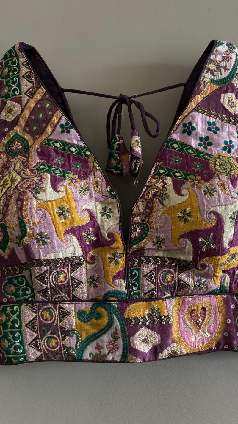 Boho Baagh ready to wear saree – luxurious brocade pre-draped saree for women in New Zealand