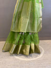 Mehka Mohar flowy pre-draped saree – modern organza saree ready to wear NZ