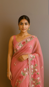 Pastel Bloom Pre-Draped saree | Pre-Draped Saree NZ