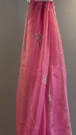 Blush Bloom Pre-Draped Saree