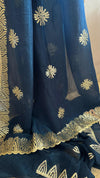 Silver Star bridal pre-stitched saree – soft silk ready to wear saree NZ