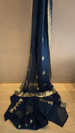 Silver Star saree in soft silk – pre-draped and easy to wear in NZ
